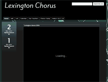 Tablet Screenshot of chorus.lexcs.org